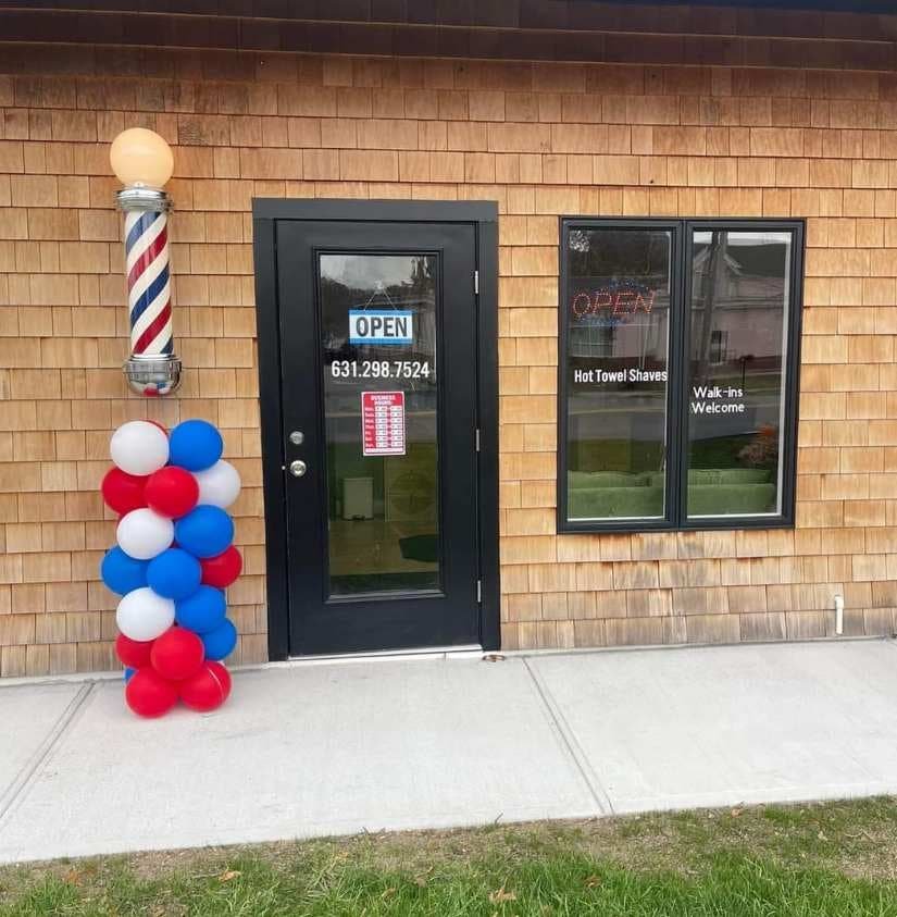 Hallock family's second barber shop in Mattituck