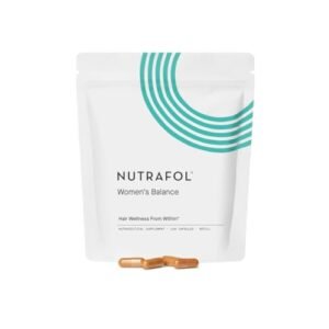 Nutrafol Women’s Balance Hair Growth Supplements, Ages 45 and Up, Clinically Proven Hair Supplement for Visibly Thicker Hair and Scalp Coverage, Dermatologist Recommended – 1 Month Supply Refill Pouch