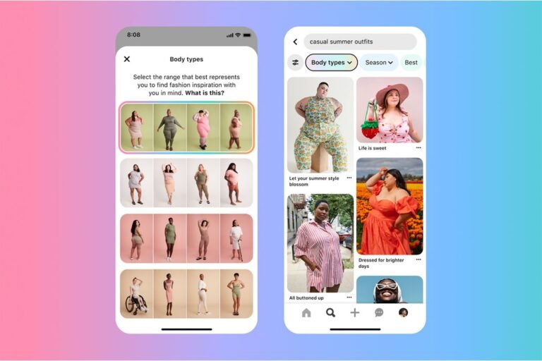Pinterest Introduces Body Image Filter for All Shapes