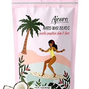 1lb Refill Wax Beans for Hair Removal Kit, Brazilian Coarse Waxing for Bikini, Face, Eyebrow, Back, Chest, Legs, Armpit, At Home Waxing Beads for Women Men