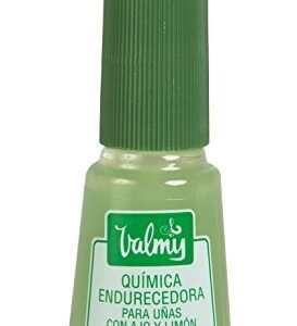 2in1 Garlic Nail Hardener & Lemon Nail Whitener Base Coat Nail Polish – Nail Strengthener for Thin Nails and Growth, Yellow Nails Treatment – Endurecedor de Uñas, 0.47 Fl oz