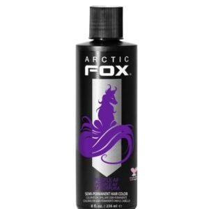 ARCTIC FOX Vegan and Cruelty-Free Semi-Permanent Hair Color Dye (8 Fl Oz, PURPLE AF)