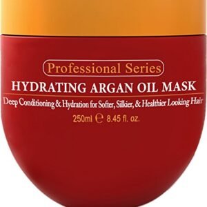 Arvazallia Hydrating Argan Oil Hair Mask and Deep Conditioner for Dry or Damaged Hair – 8.45 Oz