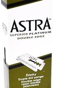 Astra Platinum Double Edge Safety Razor Blades,100 Count (Pack of 1)