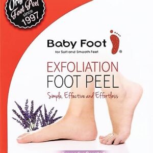 Baby Foot Peel Mask-Original Exfoliant Foot Peel-Callus Remover for Rough Cracked Dry Feet-Dead Skin Remove-Foot Peeling Mask for Baby Soft Feet – Lavender Scented