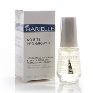 Barielle No Bite Pro Growth, 0.5 Ounce – Nail Biting Prevention Treatment for Adults & Children, Stops Nail Biting – MADE IN USA