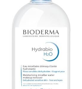 Bioderma – Hydrabio H2O Micellar Water – Face Cleanser and Makeup Remover – Micellar Cleansing Water for Dehydrated Sensitive Skin