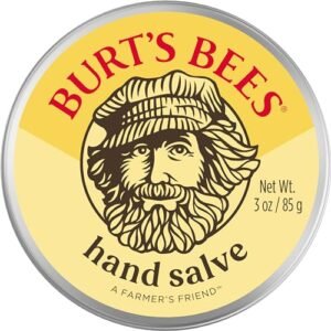 Burt’s Bees Stocking Stuffers, Hand Salve Christmas Gifts With Botanical Oils and Beeswax, Moisturizing Balm for Dry Hands, 100 Percent Natural Origin Skin Care, 3 oz. Package