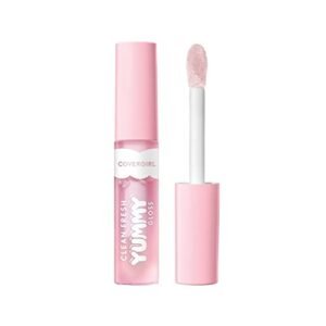 COVERGIRL Clean Fresh Yummy Gloss – Lip Gloss, Sheer, Natural Scents, Vegan Formula – Let’s Get Fizzical