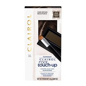 Clairol Root Touch-Up Temporary Concealing Powder, Dark Brown Hair Color, Pack of 1