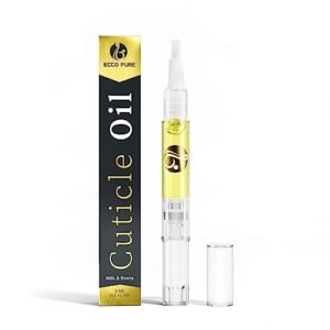 Cuticle Oil Pen with Milk & Honey – Nail and Cuticle Protector – Nail Care and Nail Growth Treatment – Acrylic Nail Art Accessory – Contains Vitamin E