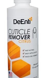 DeEnti Instant Cuticle Remover Gel, Professional Cuticle Softener with Instant 15-Second Removal, 8oz Bottle for Hand, Foot & Nail Care, Salon Quality Manicure & Pedicure Supplies