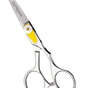 Equinox Professional Razor Edge Series Barber Hair Cutting Scissors – Japanese Stainless Steel Salon Scissors – 6.5” Overall Length – Fine Adjustment Tension Screw – Premium Shears for Hair Cutting