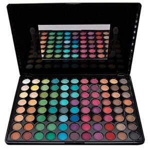 ForPro Professional Collection Bebeautiful Professional Makeup Eyeshadow Palette with Applicators, 88-Color Palette, Matte