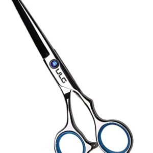 Hair Cutting Scissors, ULG Professional Hair Scissors 6.5 inch Right-Hand Razor Edge Barber Scissors Salon Hair Cutting Shears Made of Japanese Stainless Steel, Hand Sharpened Blue