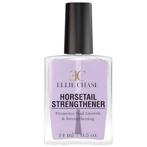 Horsetail Nail Strengthener, Growth, Hardener, Repair Treatment Polish 0.5 OZ / Help Splits, Breaks, Thin, Weak, Chipped, Damaged, Cracked, Peeling Nails / Grow Strong Hard Thicker Nails