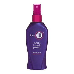 It’s a 10 Haircare Miracle Leave-In product, 10 fl. oz.