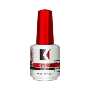 KUPA GelFinity – Soak Off Gel – Top Coat Glossy Finish (No-Wipe) 0.5 Fl Oz