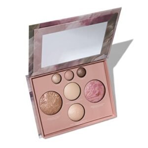 LAURA GELLER NEW YORK The Best of the Best Baked Palette – Full Size – Includes Bronzer, Blush, 2 Highlighters and 3 Eyeshadows – Travel-Friendly