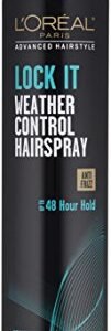 L’Oréal Paris Advanced Hairstyle LOCK IT Weather Control Hairspray, 8.25 oz. (Packaging May Vary)