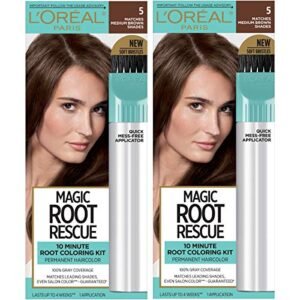 L’Oréal Paris Root Rescue Medium Brown 5 2PK