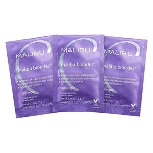 Malibu C Blondes Wellness Remedy – Removes Discoloration from Blonde Hair – Brightening Blonde Remedy for Moisturized, Vibrant Strands