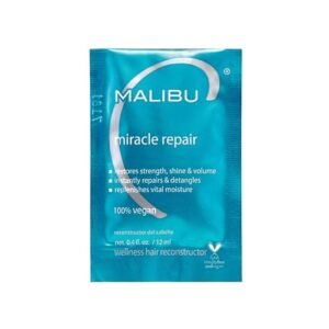 Malibu C Miracle Repair Hair Reconstructor – Nourishing Hair Repair Treatment for Weak, Damaged Strands – Flax Protein & Vitamin B5 for Hair Strength