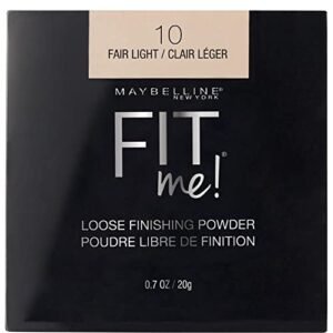 Maybelline Fit Me Loose Setting Powder, Face Powder Makeup & Finishing Powder, Fair Light, 1 Count