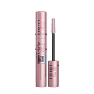 Maybelline Lash Sensational Sky High Waterproof Mascara Makeup, Volumizing, Lengthening, Defining, Curling, Multiplying, Buildable Formula, Very Black, 1 Count