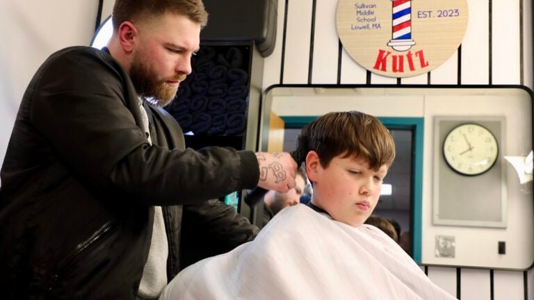 Middle school in Mass. offers free haircuts at new in-house barbershop
