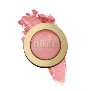 Milani Baked Blush – Dolce Pink (0.12 Ounce) Cruelty-Free Powder Blush – Shape, Contour & Highlight Face for a Shimmery or Matte Finish