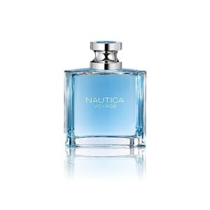 Nautica Voyage Eau De Toilette for Men – Fresh, Romantic, Fruity Scent Woody, Aquatic Notes of Apple, Water Lotus, Cedarwood, and Musk Ideal Day Wear 3.3 Fl Oz