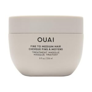 OUAI Fine to Medium Hair Treatment Masque – Hair Mask for Hair Repair, Hydration and Shine – With Shea Butter, Keratin and Panthenol – Paraben, Phthalate and Sulfate Free Hair Care (8 Fl Oz)