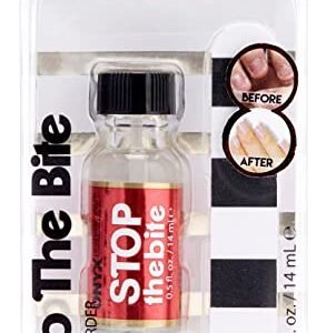 Onyx Professional “Stop The Bite” Nail Biting & Thumb Sucking Deterrent Polish 0.5 fl oz – Helps Nails Grow & Can Be Used As Top or Base Coat, Bitter Nail Biting Treatment for Kids & Adults