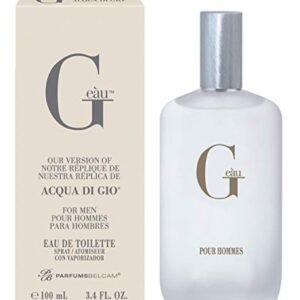 PB ParfumBelcam – G Eau Eau de Toilette Body Spray for Men, Inspired by Acqua Di Gio Parfum 3.4 Fl Oz