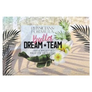 Physicians Formula Butter Dream Team Palette Makeup Gift Set, Bronzer, Blush, Face Powder, Dermatologist Approved