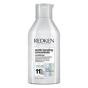 Redken Bonding Conditioner for Damaged Hair Repair | Strengthens and Repairs Weak and Brittle Hair | Acidic Bonding Concentrate | Safe for Color-Treated Hair | For All Hair Types