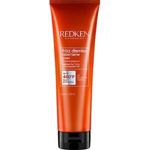 Redken Frizz Dismiss Rebel Tame Heat Protective Leave-In Cream | For Frizzy Hair | Protects Hair Against Frizz | Sulfate Free