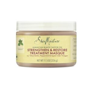 SheaMoisture Jamaican Black Castor Oil Treatment Masque Jamaican Black Castor Oil For Dry Hair Paraben Free Hair Mask 11.5 oz