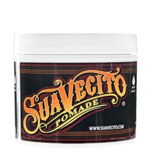 Suavecito Pomade Original Hold Hair Pomade For Men – Medium Shine Water Based Wax Like Flake Free Hair Gel – Easy To Wash Out – All Day Hold For All Hairstyles