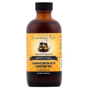 Sunny Isle Jamaican Black Castor Oil 4oz | 100% Natural Treatment for Hair, Scalp and Skin