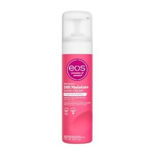 eos Shea Better Shaving Cream- Pomegranate Raspberry, Women’s Shave Cream, Skin Care, Doubles as an In-Shower Lotion, 24-Hour Hydration, 7 fl oz