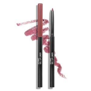 wet n wild Lip Liner Perfect Pout Matte Retractable Gel Lip Liner Pencil, Purple Lay Down the Mauves