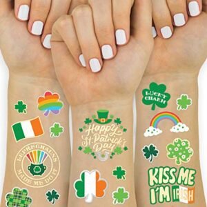 xo, Fetti St Patricks Day Decorations Tattoos – 50 styles | Shamrock Supplies, Kiss Me I’m Irish Party, Leprechauns