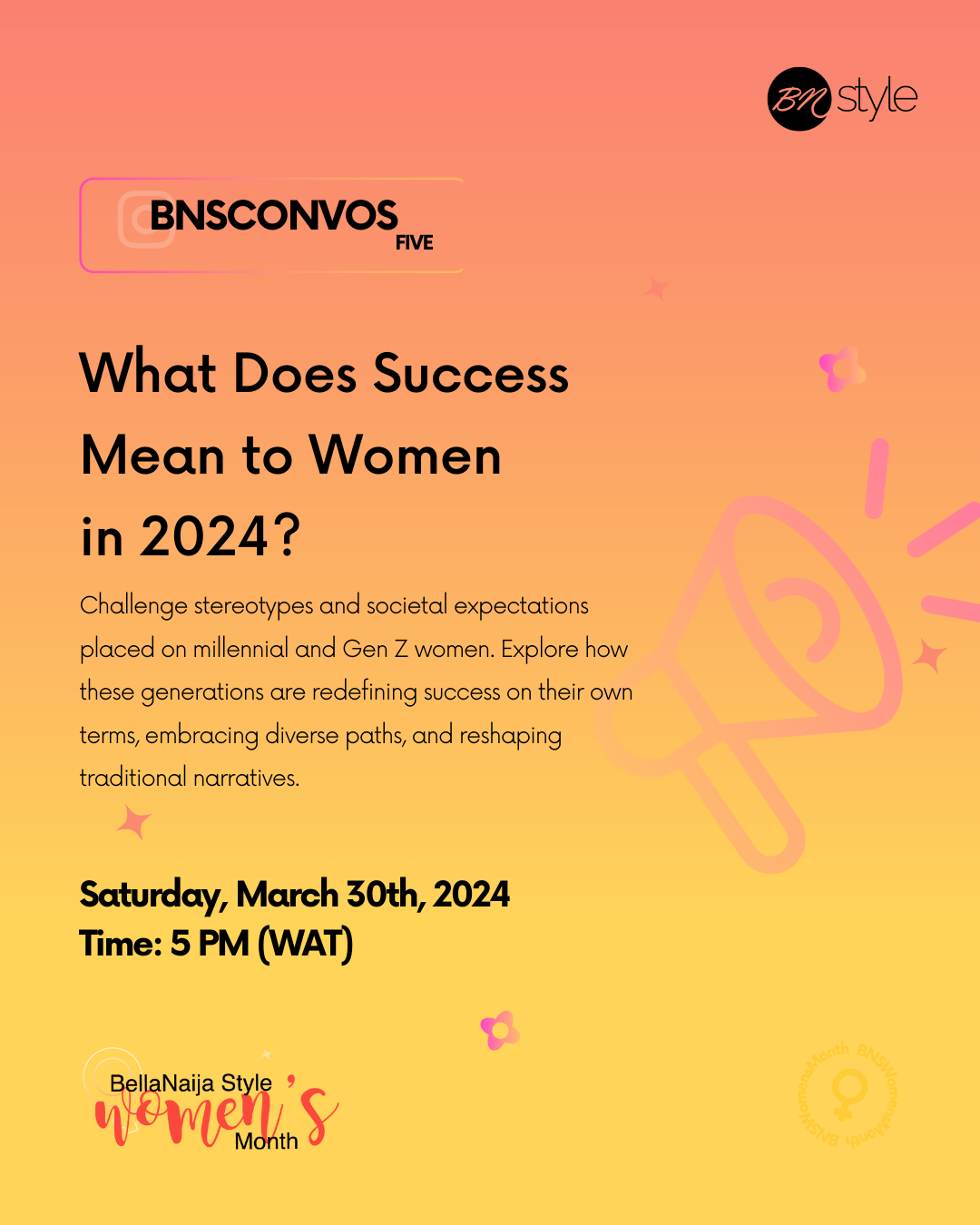 Unveiling Success: Hear Women’s Perspectives on #BNSCONVOS This Weekend