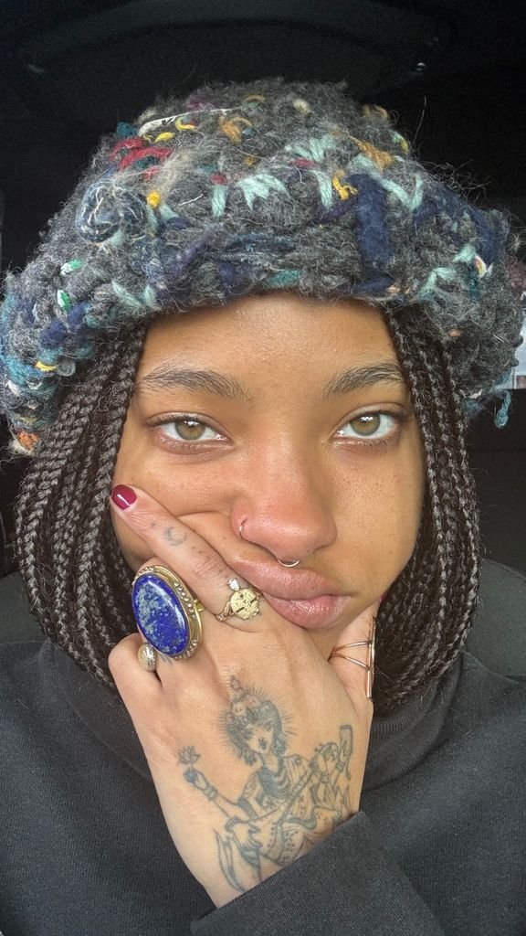 Willow Smith stuns with bold tattoos and piercings in selfie