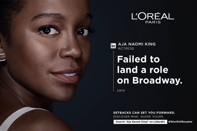 L’Oréal Enlists Celebrities to Embrace Failure