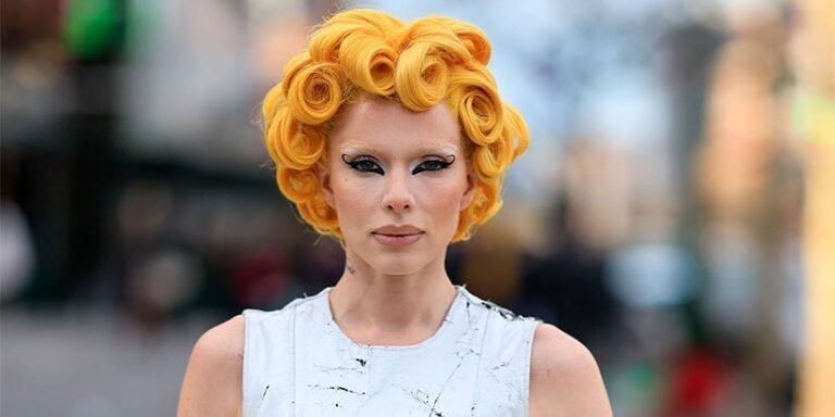 Actress Julia Fox rocks bold Velveeta-inspired hair makeover