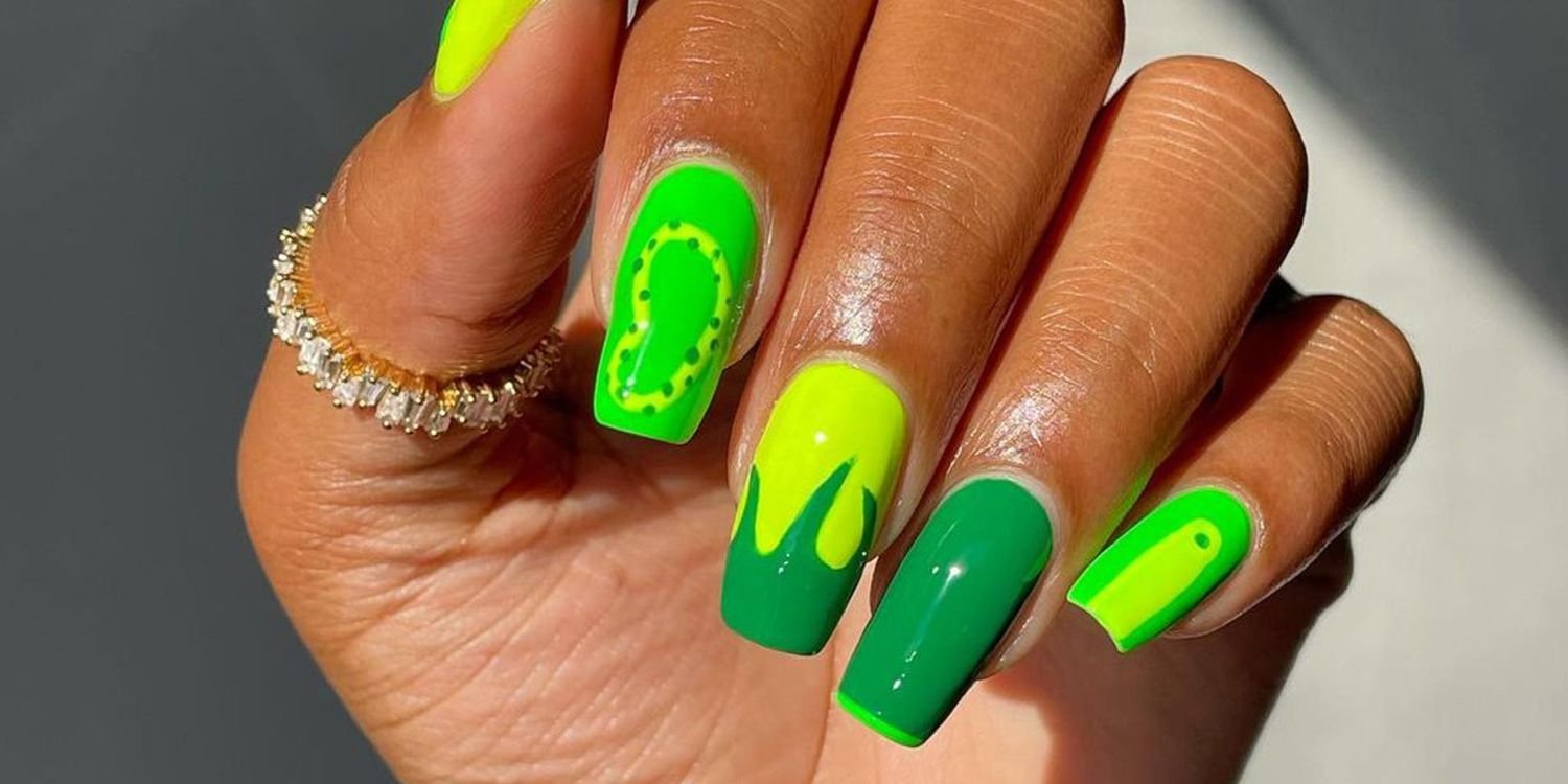 Discover 25 Vibrant Neon Nail Designs for 2024!