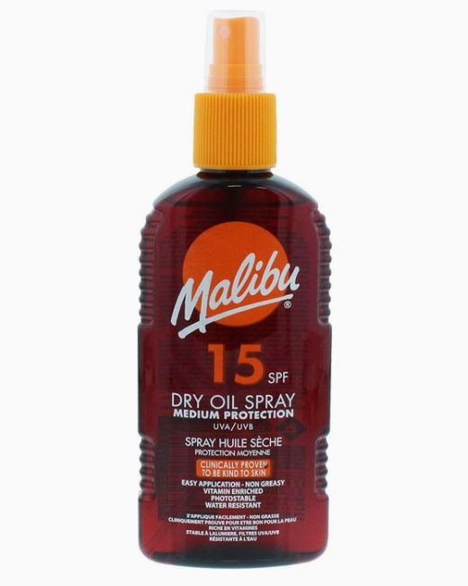 best tanning oils malibu dry spray spf15